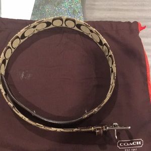 Coach belt “Sold”